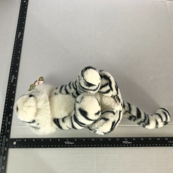 NWT 1991 Vintage Gund Stuffed White Tiger Cub Kipling Plush Toy Classic - Picture 9 of 12